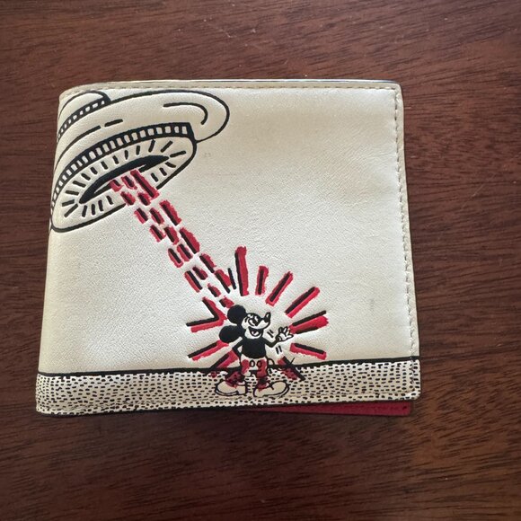 Coach Other - Disney Mickey Mouse X Keith Haring Double Billfold Wallet  Perfect Condition